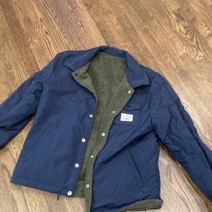 Poler men’s reversible winter waterproof coat